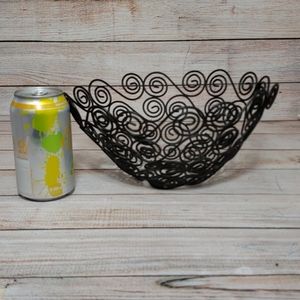 Decorative metal basket
